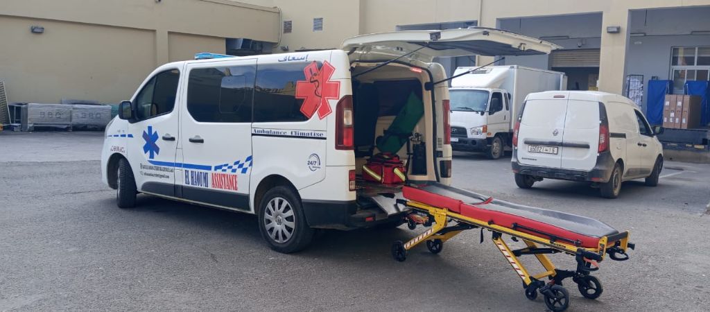 Transport non médicalisé avec brancard auto-chargeable