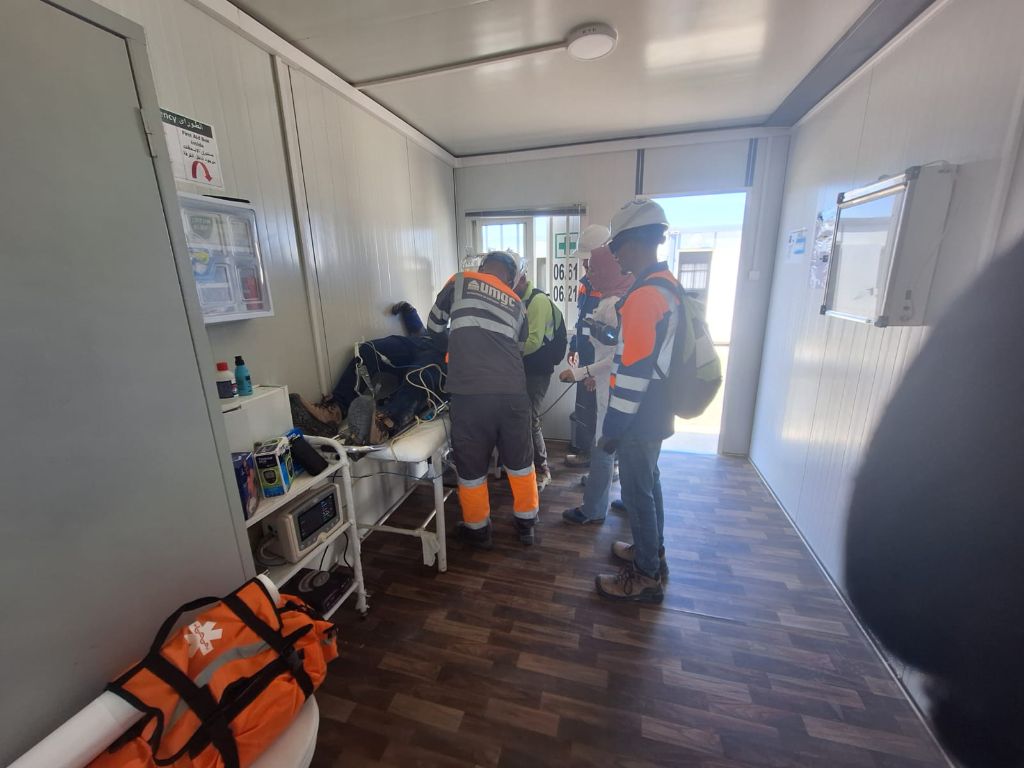 Infirmerie de chantier modulaire